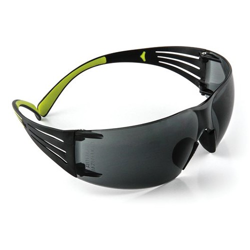 SecureFit, 400-Series, SF402AF, Gray, Anti-Fog, Soft Nose PC