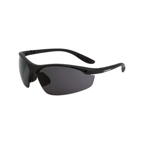 Talan Safety Glasses Matte Black Frame - Smoke Lens