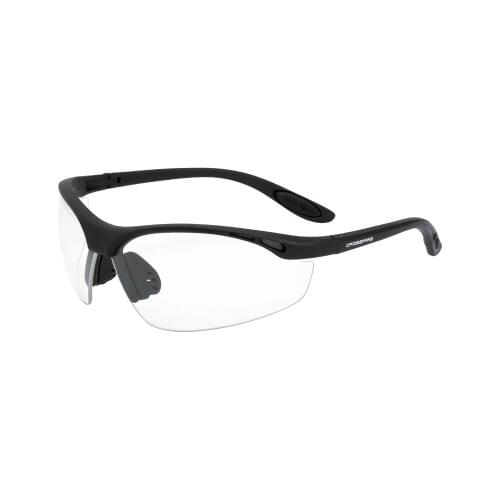 Talan Safety Glasses Matte Black Frame - Clear Lens