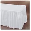 White Plastic Tableskirt 29'' X 14' 1/Each