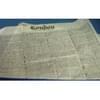 12X16 Dry Wax Basket Liner, London Newspaper Print 4,000/Case