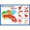 ''How To Eat A Fresh Lobster'' Placemat, 1,000/case