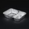 2 Compartment Hamburg Foil School Trays 1,000/Case