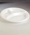 10'' Plastic 3 Compartment Impact Plate 500/Case