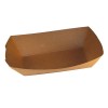 3lb Plain Kraft Food Tray 500/Case