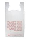''Thank You'' White Shopping Bag 13x10x23.25 1,000/Case