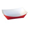 #3 Food Tray Red 500/Case