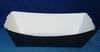 #250 Solid Black Paper Food Trays 500/case