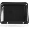 8X10 Black Rectangle Tray 25/Case