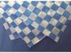 12x12 Dry Wax Flat Sheets Blue Checkered 5,000/case