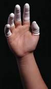 Medium Latex Finger Cots Powder Free 144/box