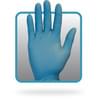 Powder Free Blue Nitrile Gloves, Medium 400/case