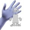 Powder Free Blue Nitrile Gloves, Medium 1,000/case