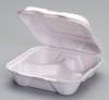 Harvest Fiber 8x8x2.5'' 3 Compartment Hinged Container 200/case