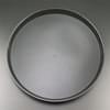 12'' Black Round Polypro High Rim Tray 25/case
