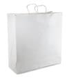 18x7x18 White Paper Handled Shopping Bag 200/bundle