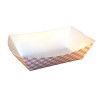 10lb Red/White Plaid Paper Food Trays 250/Case