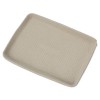 StrongHolder Molded Fiber Food Trays, 9 x 12 x 1, Beige, Rectangular 250/Case