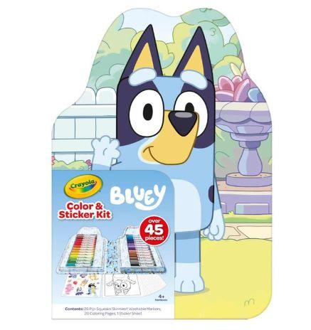 Color & Sticker Kit, Bluey