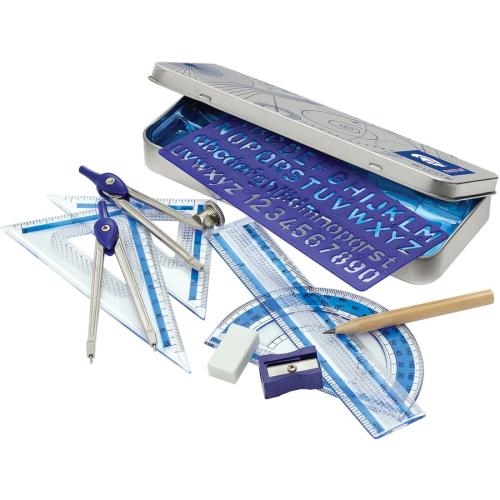 Staedtler 557 10 Math Set - 10 Piece(s) - 10/Set - 1 Each