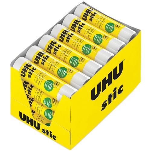 UHU Stic Permanent Clear Application Glue Stick, .29 oz - Box