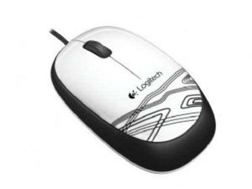 Logitech Corded Mouse M105 Wht