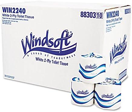 Bath Tissue, Septic Safe, 2-Ply, White, 4 x 3.75, 500 Sheets/Roll, 96 Rolls/Carton