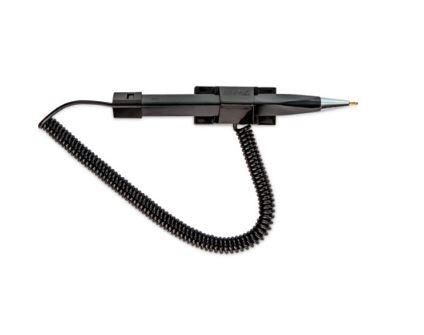 Wedgy Secure Antimicrobial Ballpoint Counter Pen, Scabbard Base, Fine 0.5 mm, Black Ink, Black