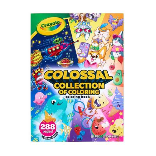 Colossal Collection of Coloring Book, 288 pages