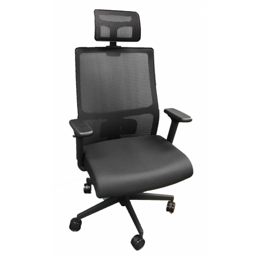 Ignition2 Big & Tall 4-way, Synchro Tilt w/ Headrest (Black)