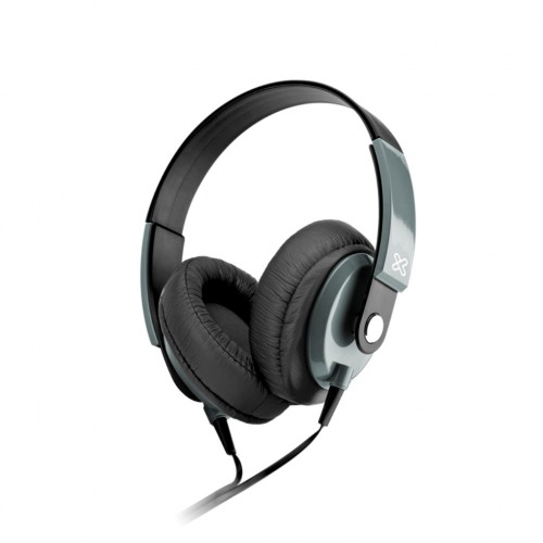 KlipX Wired On-Ear Headset Black