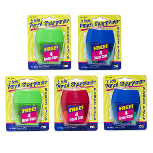 Pencil Sharpener 2Hole W/Eras