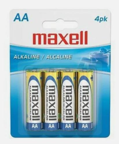 Maxell LR6 4BP AA 1.5V Alkaline Battery Long Lasting 4 - Pack