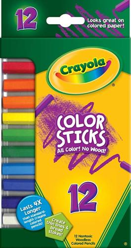 Colour Sticks Asst 12pk