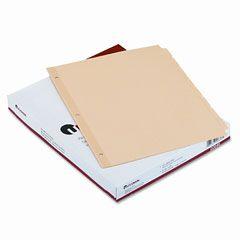 Universal Self-Tab Index Dividers, 8-Tab, 11 x 8.5, Buff, 24 Sets - 24 x Divider(s) - 8 Blank Side Tab(s) - 8.5" Divider Width x 11" Divider Length - Letter - 3 Hole Punched - Buff Ledger Stock Divider - Buff Ledger Stock Tab(s) - 30% Recycled - Customiza