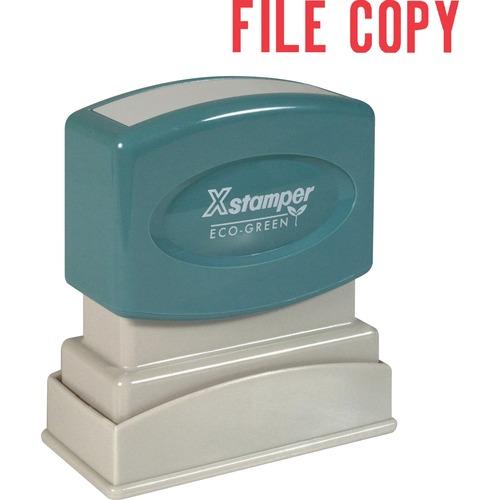 Xstamper FILE COPY Title Stamp - Blue