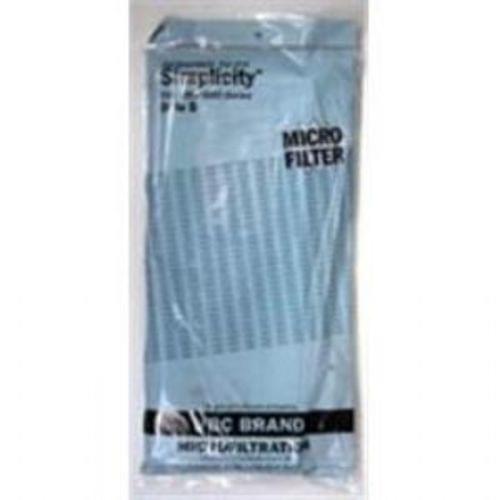 PAPER FILTER BAG FOR PRO GRADE 8000 & 9000 SERIES, RICCAR & SIMPLICITY 7000 & 8000 SERIES (STYLE B), 6/PK