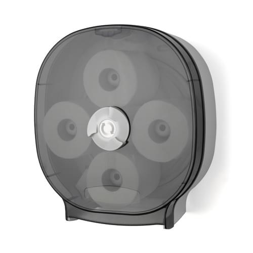 RD0044-01 Universal 4 Roll TT Dispenser, Dark Trans, Each