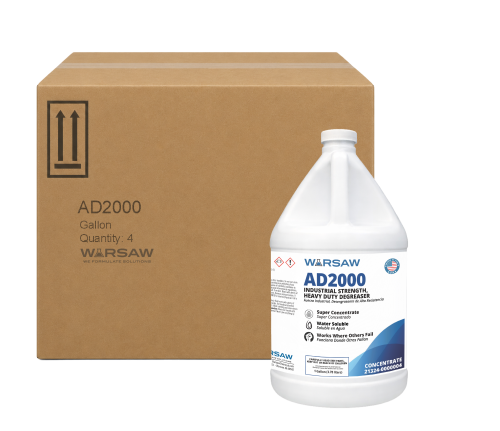 AD2000 All Purpose Detergent Degreaser, Super Concentrate, 4 Gal/Case