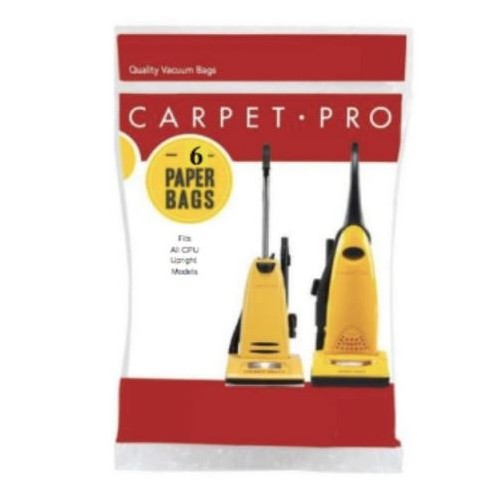 Bags for CP-CPU2 14 Inch Commercial Upright vacuum, 6/pk