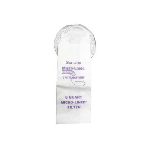Proteam 6 Qt. Replacement Vacuum bags, fits DVC ProTeam Qtrvac. 10/pk.