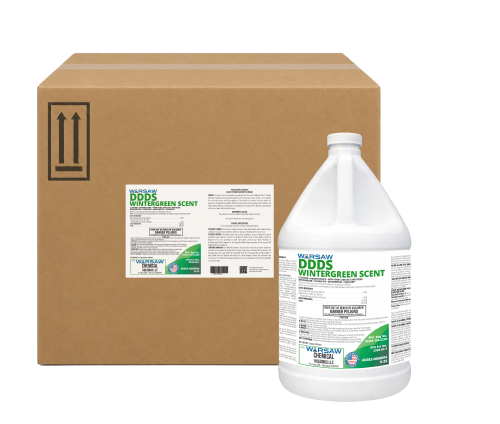 DDDS Wintergreen Quat Disinfectant, Detergent, Deodorizer, Sanitizer, Ph Neutral 4 Gal/Case