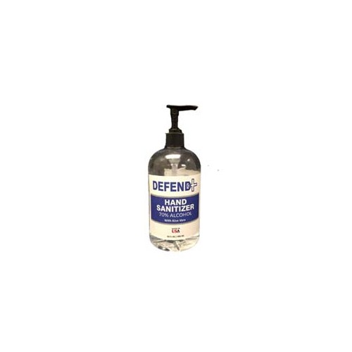 Defend Plus Alcohol Hand Sanitizer 16oz Bottles, Each
