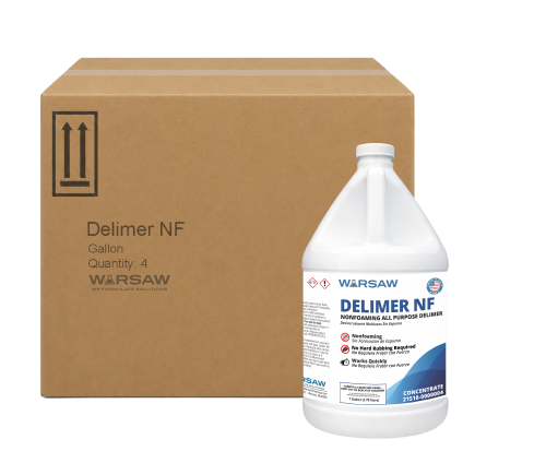 Delimer NF Non Foaming Delimer, Removes Lime, Rust, Calcium 4 Gal/Case