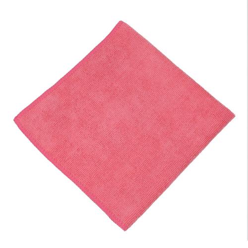 MaxiPlus Microfiber Cloths, 16 x 16, Red Multi-Purpose, 12/pk