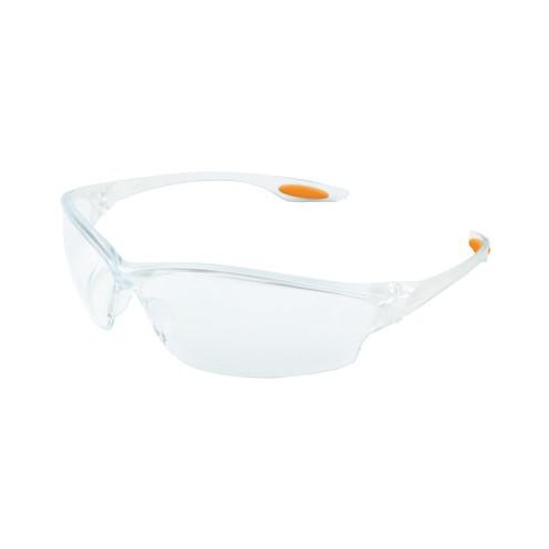 CREWS LAW Protective Eyewear, Clear Lens, Duramass Scratch-Resistant, Clear Frame, Anti-Fog