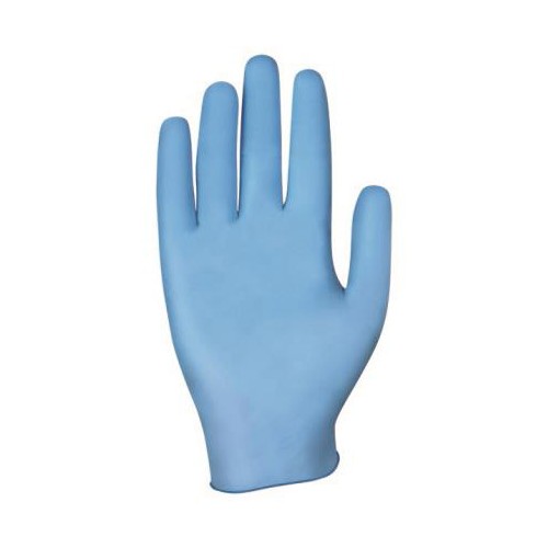 Disposable, Nitri-Cor Silver™, Industrial, Nitrile, Powder Free, 4 mil, Blue Large