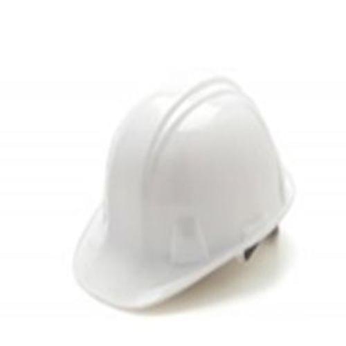 White Cap Style Hard Hat 6 Point Ratchet Suspension