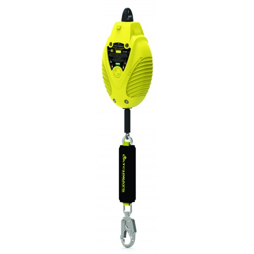 MSA Latchways Leading Edge SRL, 23' (7m), 36CSN snaphook, steel carabiner (top), Yellow