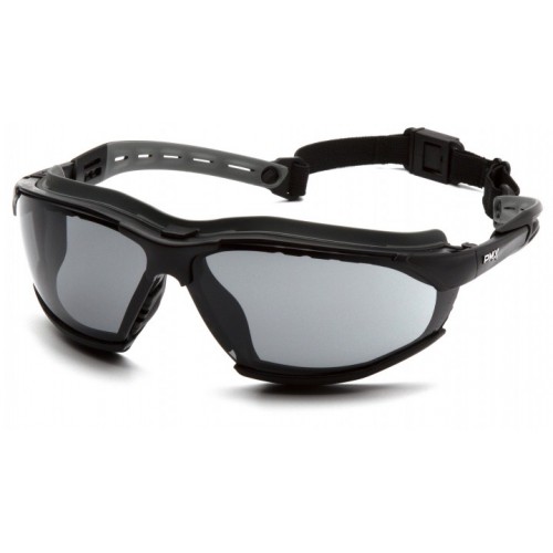 ISOTOPE GRAY SAFETY GLASSES WITH H2MAX COATING